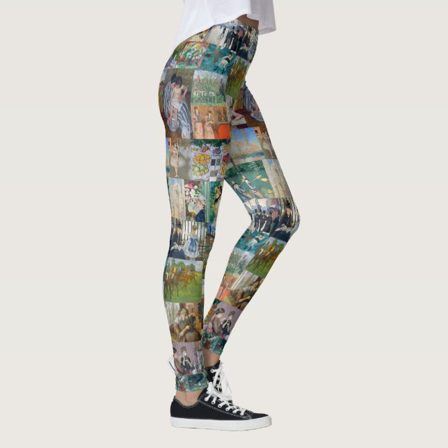 Leggings Hermoso Arte Impresionista Elegante (Derecha)