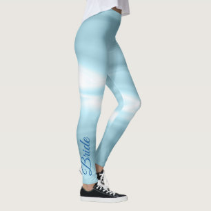 Leggings Hermoso azul de novia