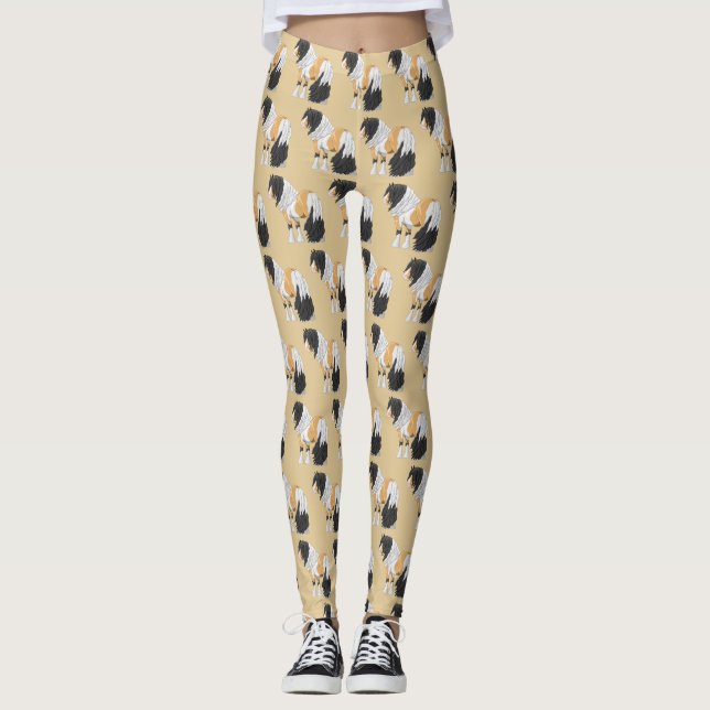 Leggings Hermoso Caballo de enganche de piel de gallina a g (Anverso)