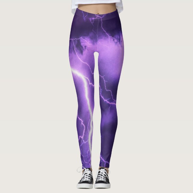 Leggings hermoso cielo, trueno (Anverso)