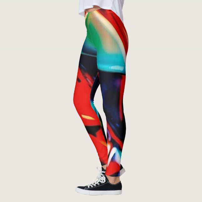 Leggings Hermoso Desorden De Colores (Izquierda)
