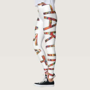 Leggings Hermoso Hakuna Matata Arte Africano de Colores Vin