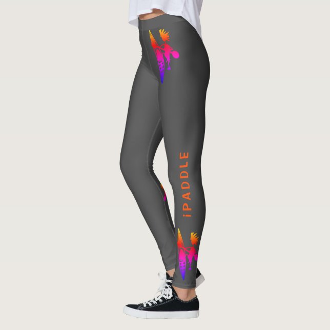 Leggings Hermoso Kayaker con colores rosados oscuros naranj (Izquierda)