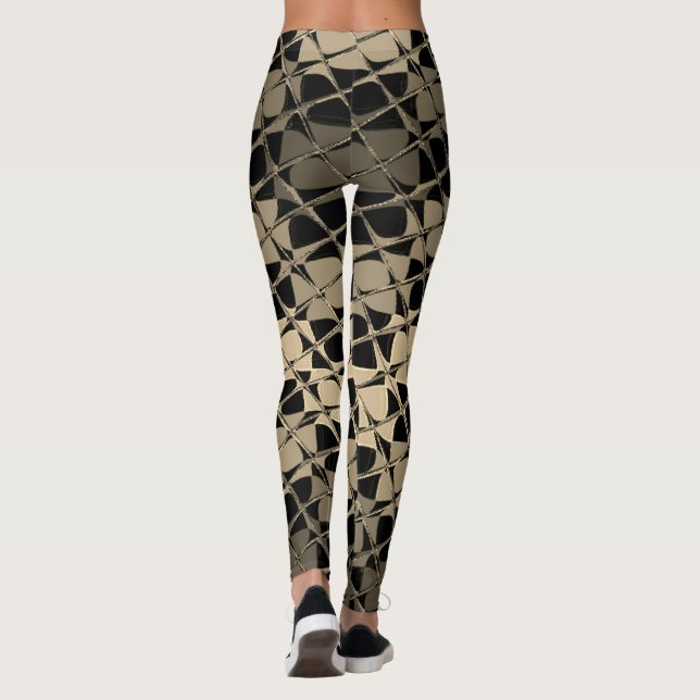 Leggings Hermoso lindo y elegante equipo femenino (Reverso)
