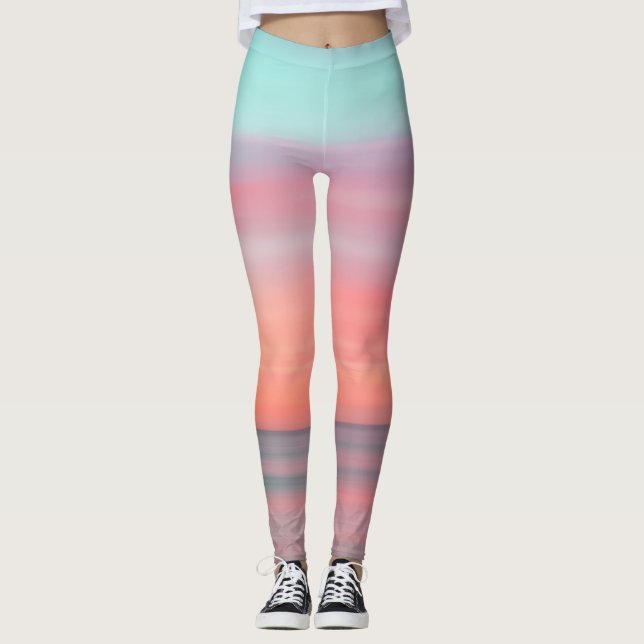 Leggings Hermoso paisaje marino (Anverso)
