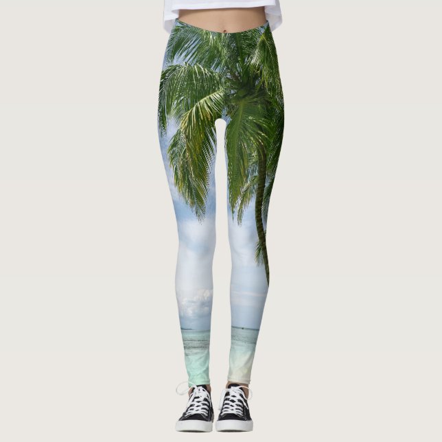Leggings Hermoso paisaje marino (Anverso)