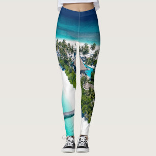 Leggings Hermoso paisaje playero