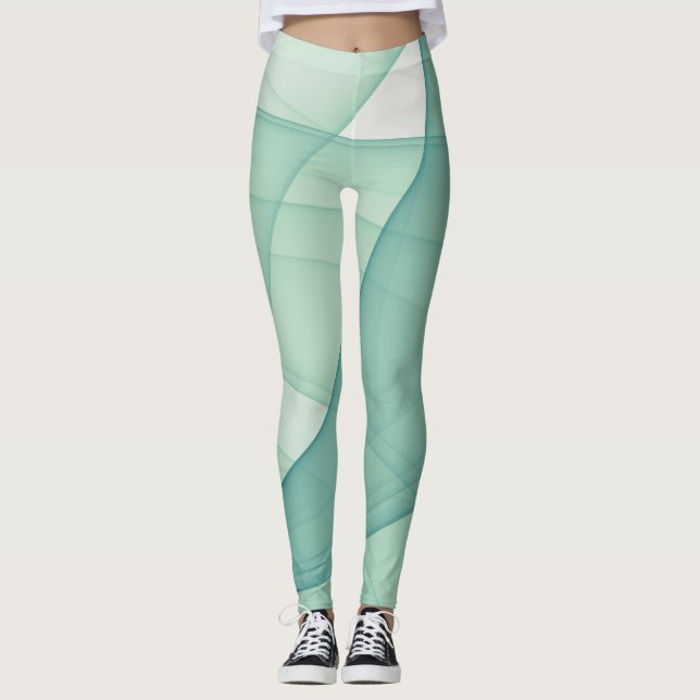 Leggings Hermoso Resumen Arte Geométrico Estiloso (Anverso)