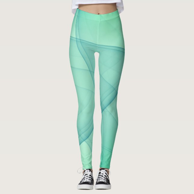Leggings Hermoso Resumen Arte Geométrico Estiloso (Anverso)
