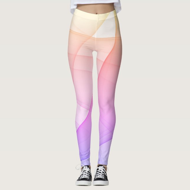 Leggings Hermoso Resumen Arte Geométrico Estiloso (Anverso)