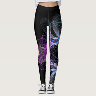 Leggings Hermoso Resumen Arte Geométrico Estiloso