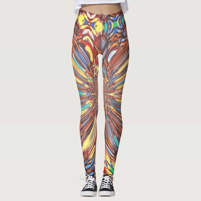 Leggings Hermoso y fantástico diseño flaco femenino (Anverso)