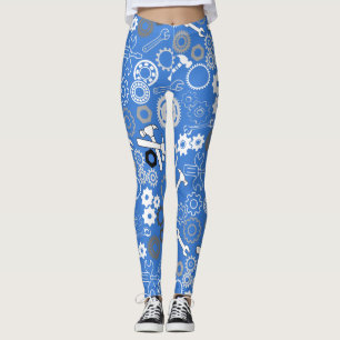 Leggings Herramientas Patrón 01.b LBlue BG
