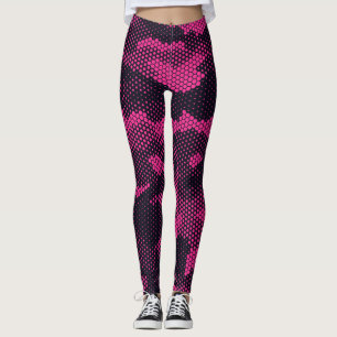 Leggings Hexagonal de camuflaje, fondo de textura militar
