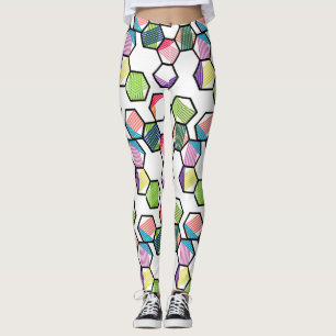 Leggings Hexagons con subprocesos