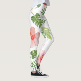 Leggings Hibiscus floral tropical