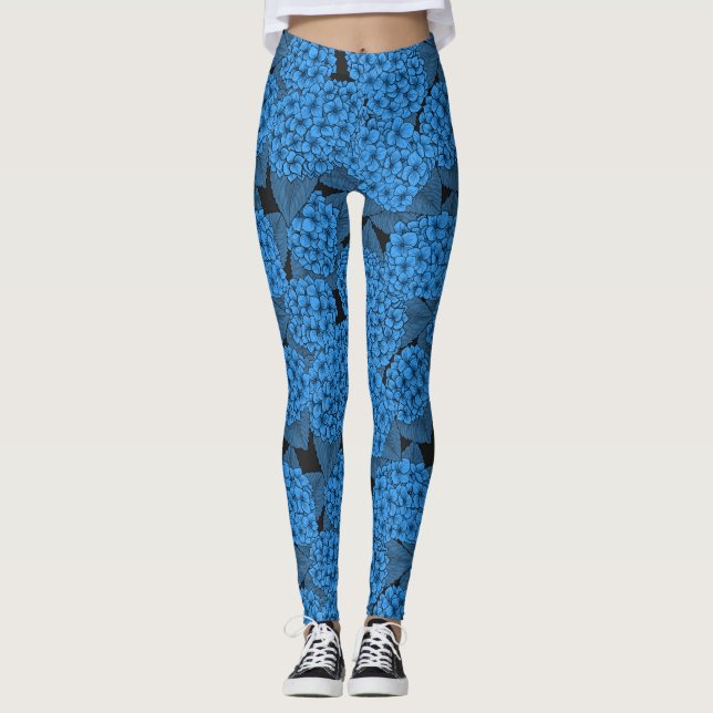 Leggings Hidrangea azul (Anverso)