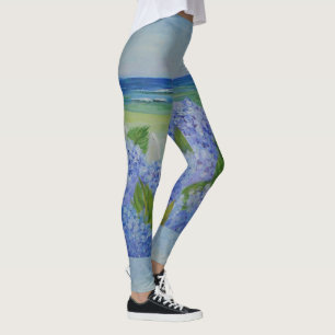Leggings Hidrangeas A Orillas Del Mar