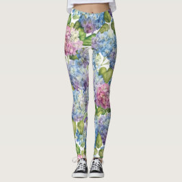 Leggings Hidrangeas en flor