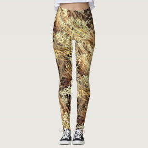 Leggings hierba salvaje abstracta