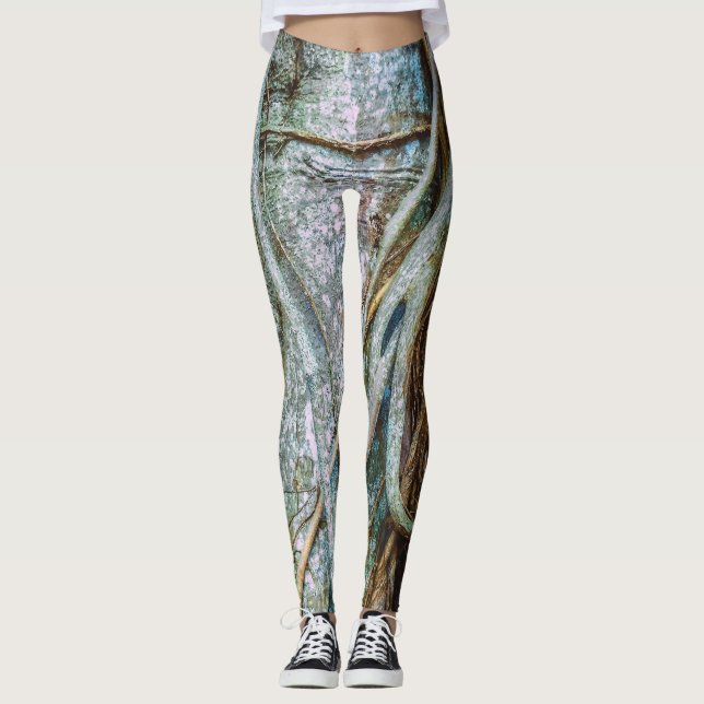 Leggings Higuera Estranguladora Abstracta (Anverso)