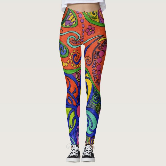 Leggings hippie para mujeres (Anverso)