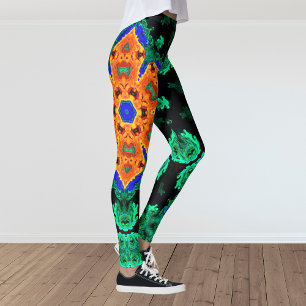 Leggings Hippie psicodélico