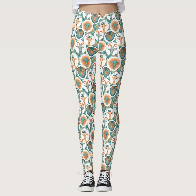 Leggings Hipster Goats | por TotallyGoatally™ (Anverso)