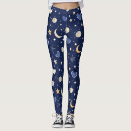 Leggings Historia de amor celeste