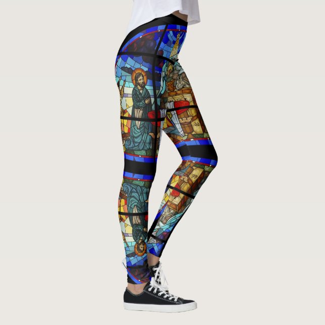 Leggings Historias de la Biblia de vidrio manchado (Derecha)