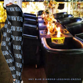 Leggings HNY-Blue Diamond