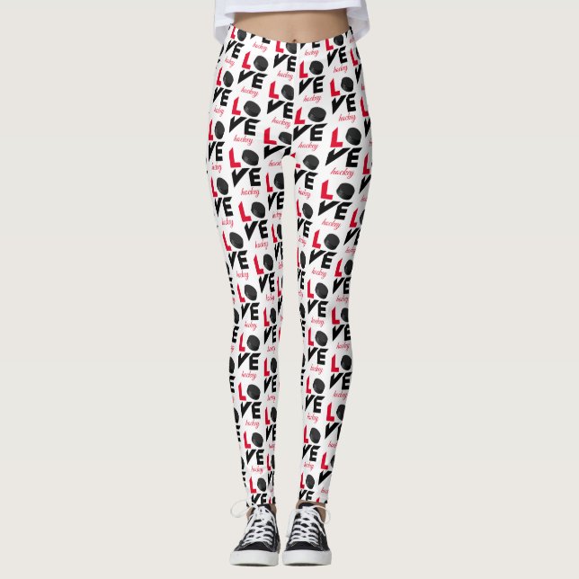 Leggings Hockey de amor (Anverso)