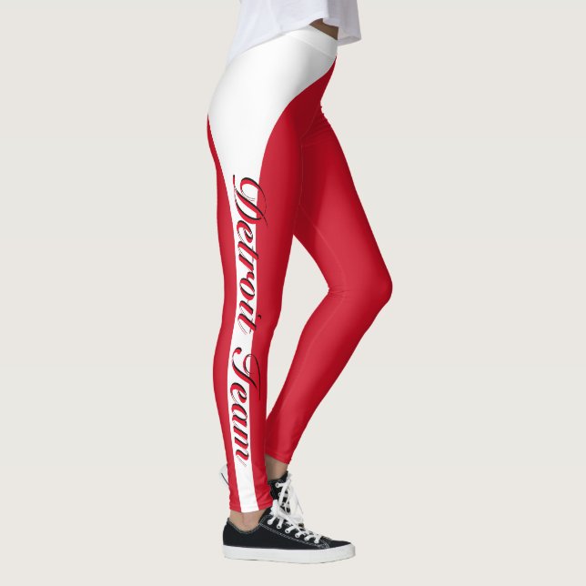 Leggings Hockey - Detroit - modifiqúelo para requisitos (Derecha)