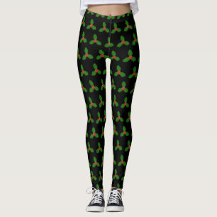 Leggings Hoja de Acebo