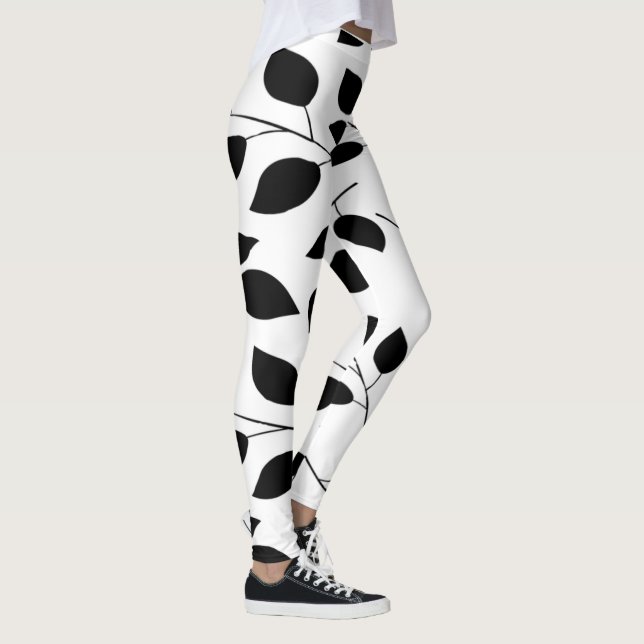Leggings hoja silueta (Derecha)