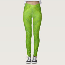 Leggings Hoja verde de lápiz #11
