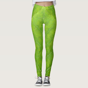 Leggings Hoja verde de lápiz #11