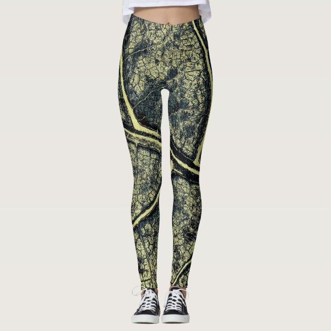 Leggings Hoja verde de Moss (Anverso)