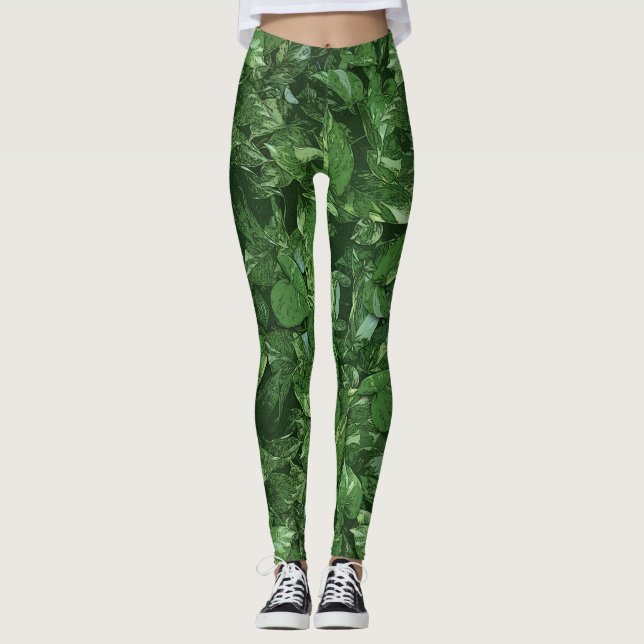 Leggings Hojas (Anverso)