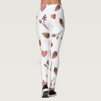 Leggings Hojas, corazones, pelucas