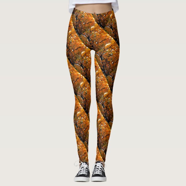 Leggings Hojas de Amber en otoño (Anverso)