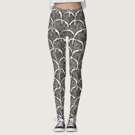 Leggings Hojas de árbol grandes