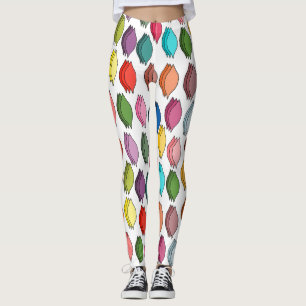 Leggings Hojas de colores