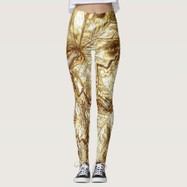 LEGGINGS HOJAS DE ORO