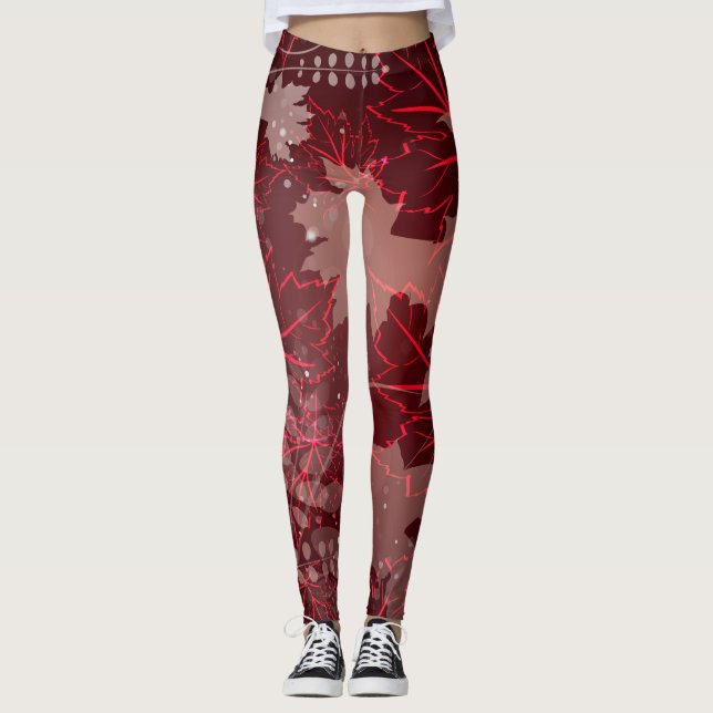 Leggings Hojas de oro 1 (Anverso)