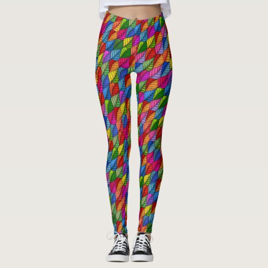 Leggings Hojas de otoño coloridas