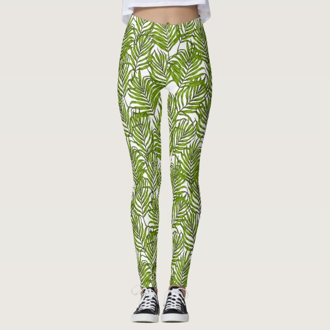 Leggings Hojas de palma (Anverso)