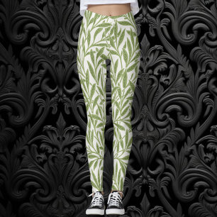 Leggings Hojas de sauce victorianas antiguas de William Mor