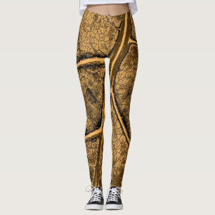 Leggings Hojas de Tan Elegante