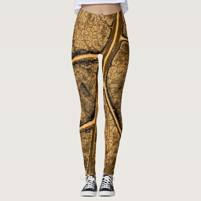 Leggings Hojas de Tan Elegante (Anverso)